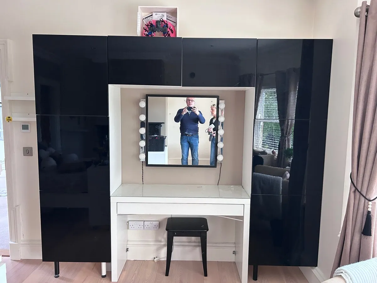 IKEA Closet, press and makeup desk - Image 2