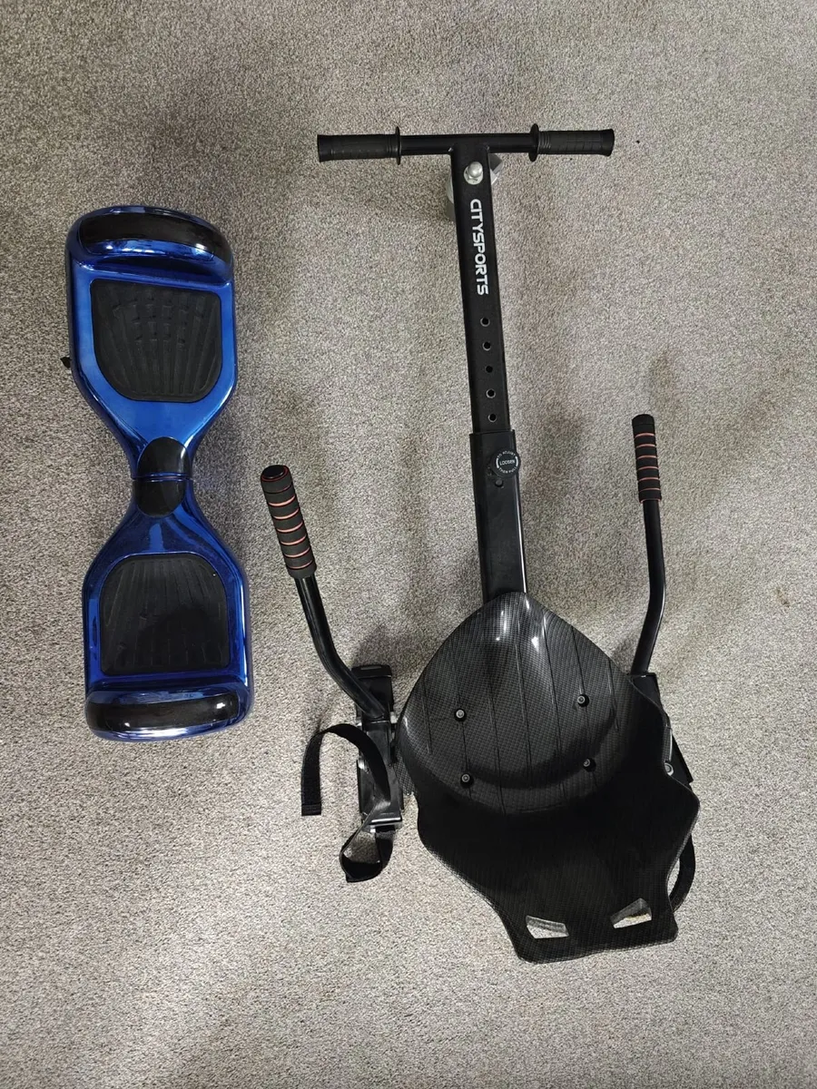 Hoverboard with cart