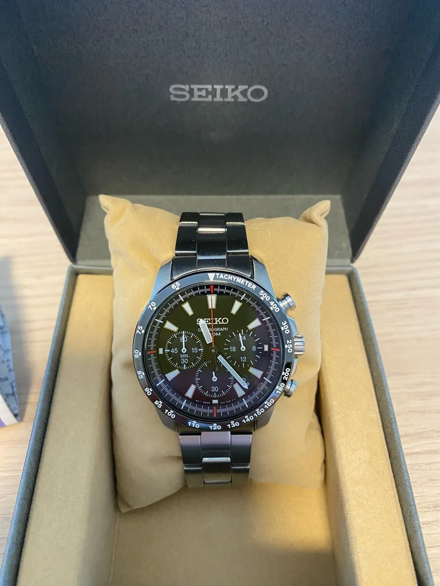 Seiko 6T63 Stainless Chronograph - Image 1