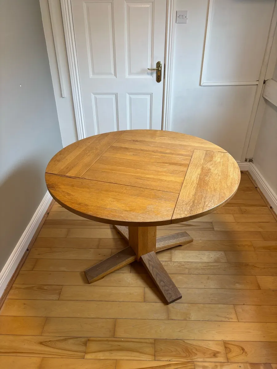 Round Wooden Table - Image 1
