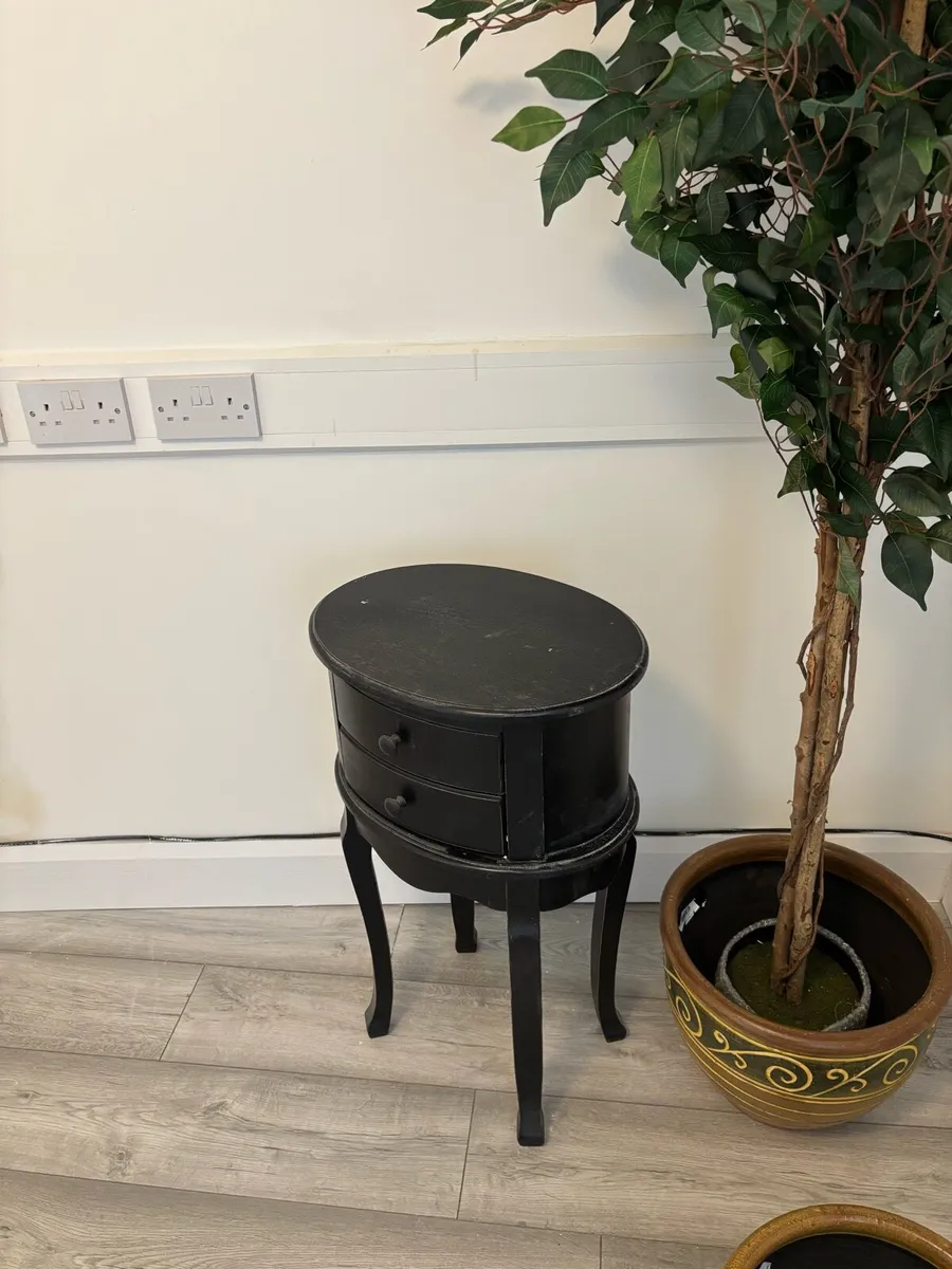 Black Bedside Table - Image 3