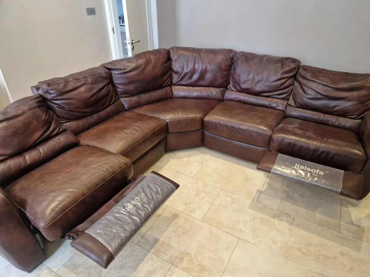 Leather sofa - Image 3