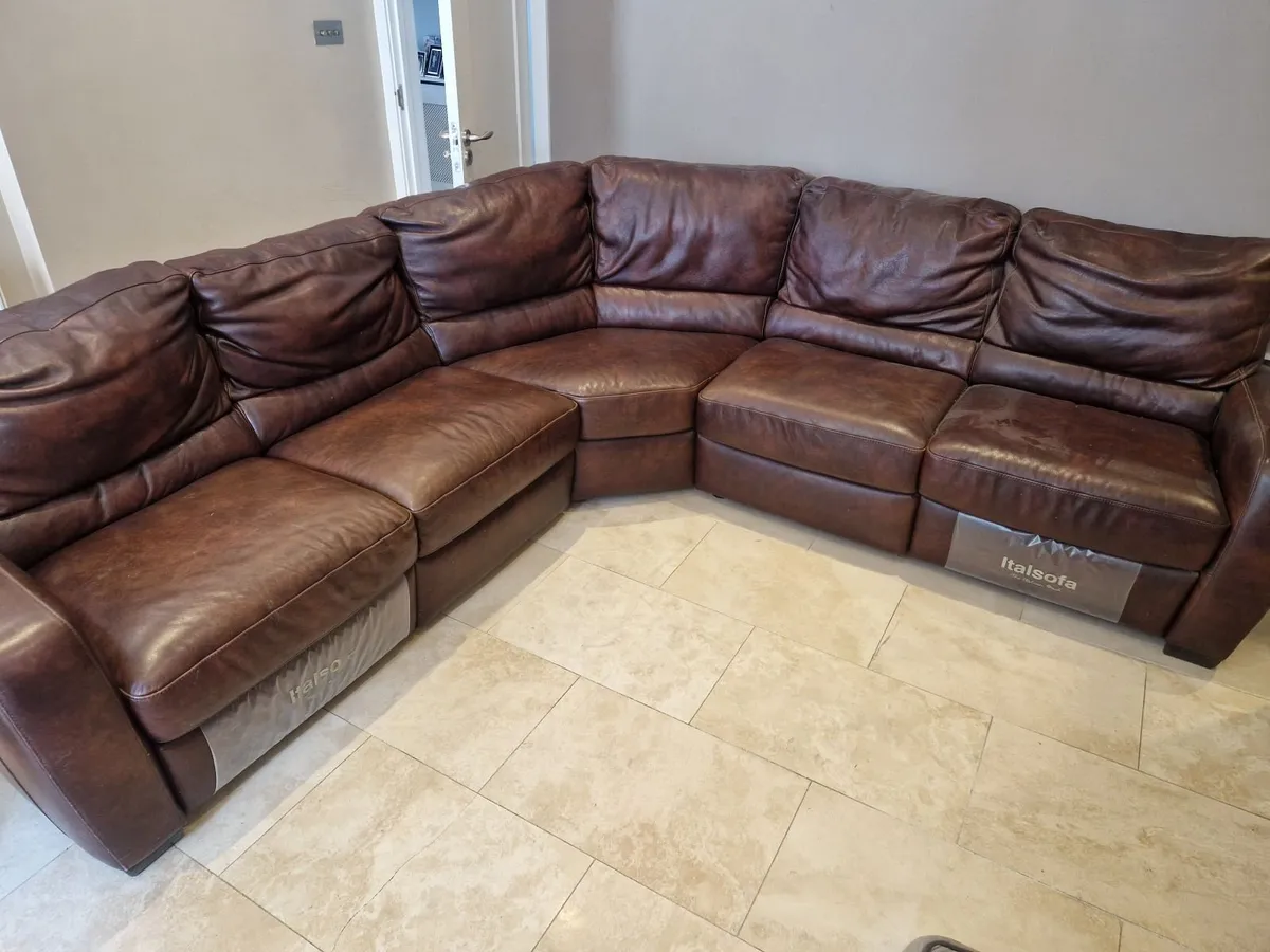 Leather sofa - Image 4
