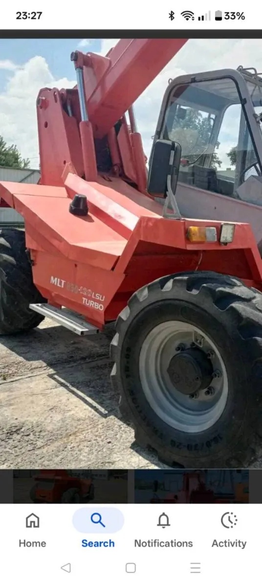 Manitou MLT 830T Telehandler - Image 1