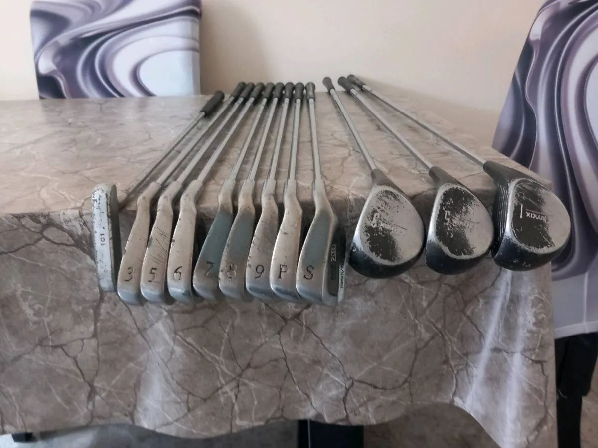 Golf irons and putter and driver and woods. - Image 2