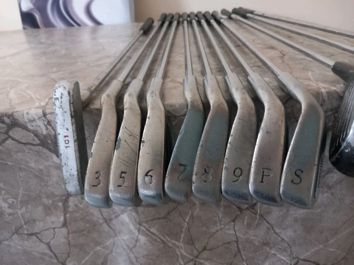 Golf irons and putter and driver and woods. - Image 3