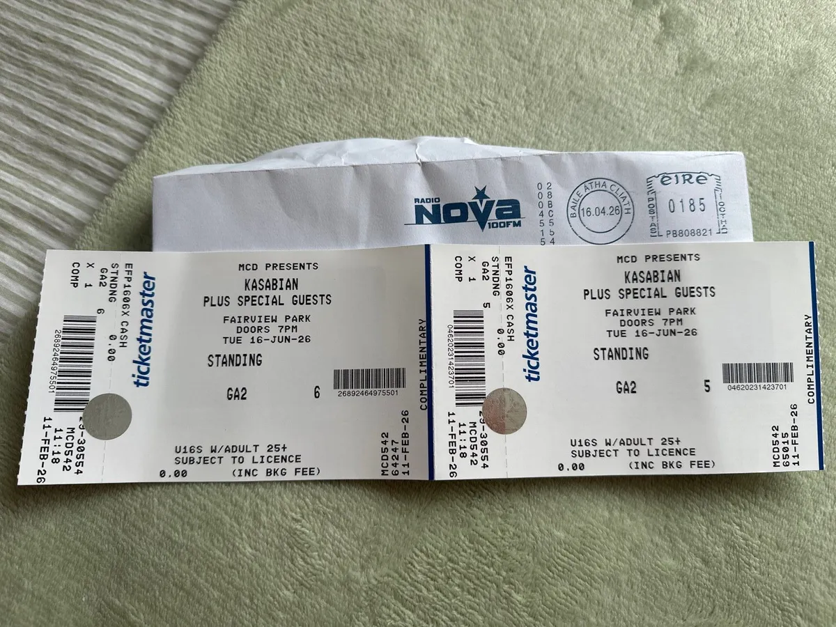 Kasabian tickets June 16th