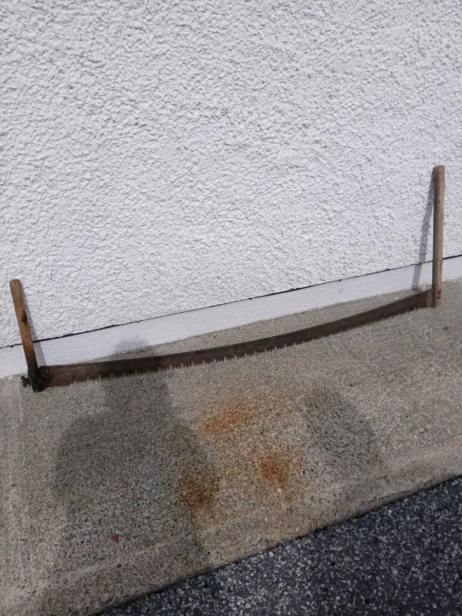 ,Old fire tools and cross cut - Image 4