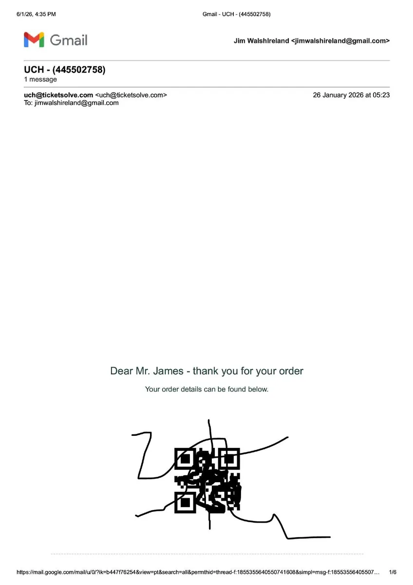 Christy Moore tickets x 2 UCH Limerick Sat 18 July - Image 1