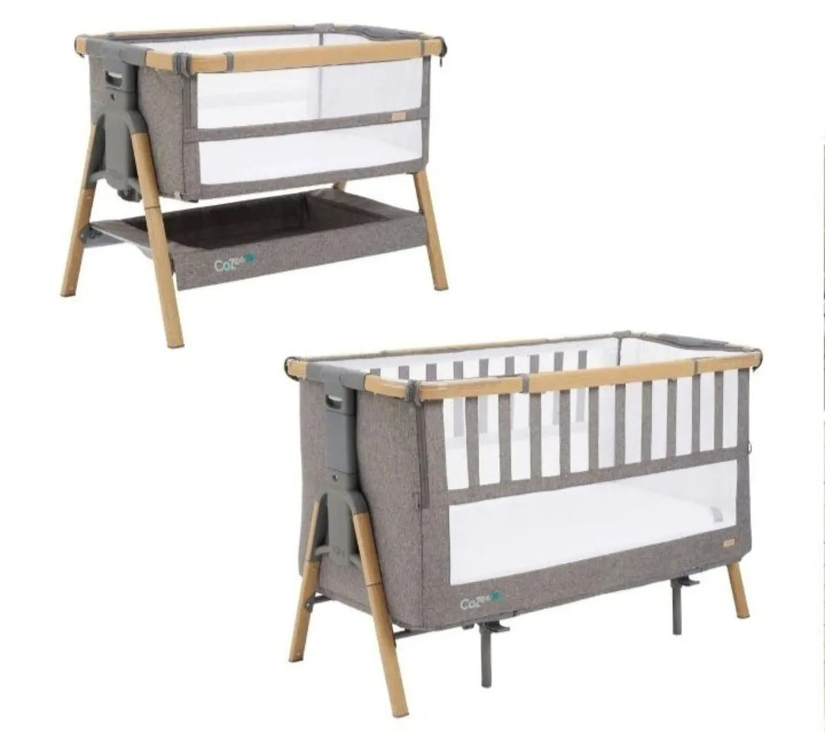 Tutti Bambini next to me crib and cot with mattres - Image 1