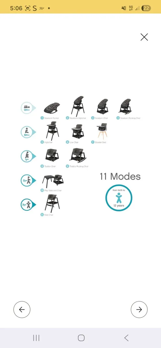 Tutti Bambini Highchair - Image 4