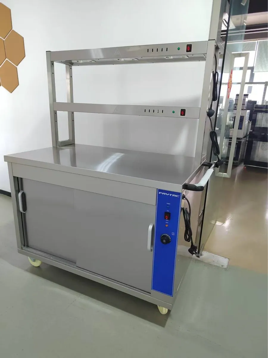 New frytac 1.2m hot cupboard with double heat pass - Image 1