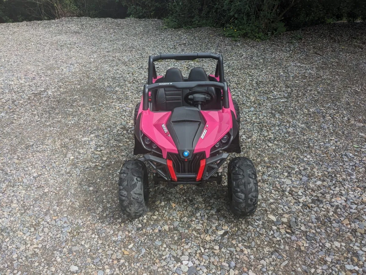 Pink electric jeep 24V - Image 3