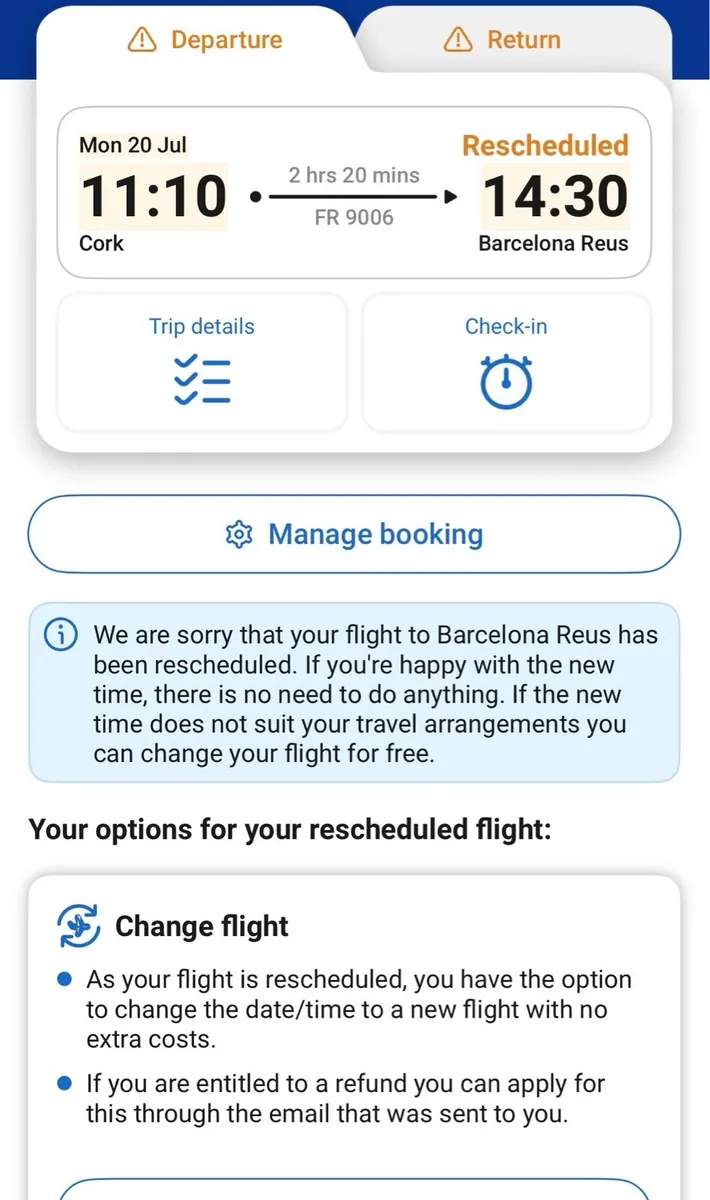 Flights for 2 adults, 3 children & 1 baby to Reus - Image 3