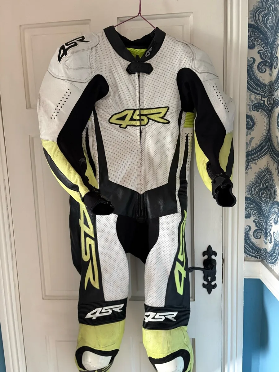 Motorbike Leathers and Helmet - Image 1