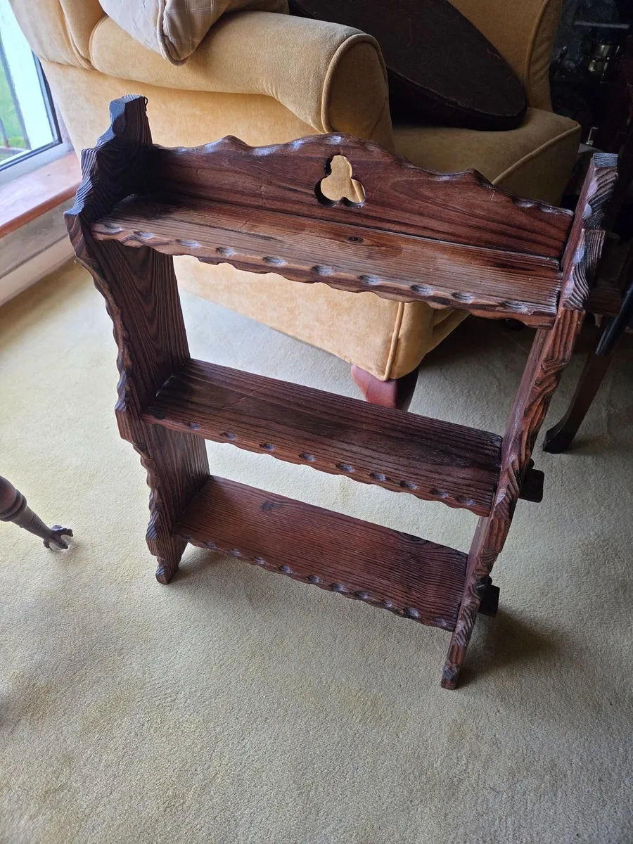 Wooden Shelf unit - Image 1