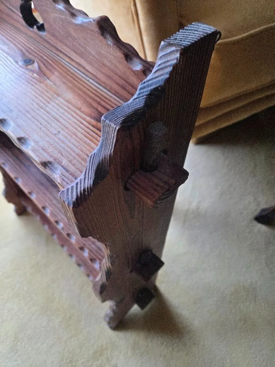 Wooden Shelf unit - Image 2