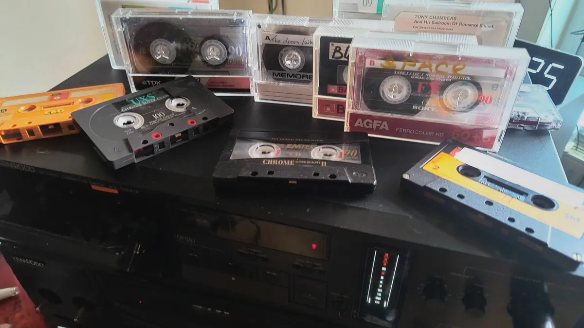 KENWOOD KX-550HX STEREO CASSETTE DECK MADE  JAPAN - Image 3