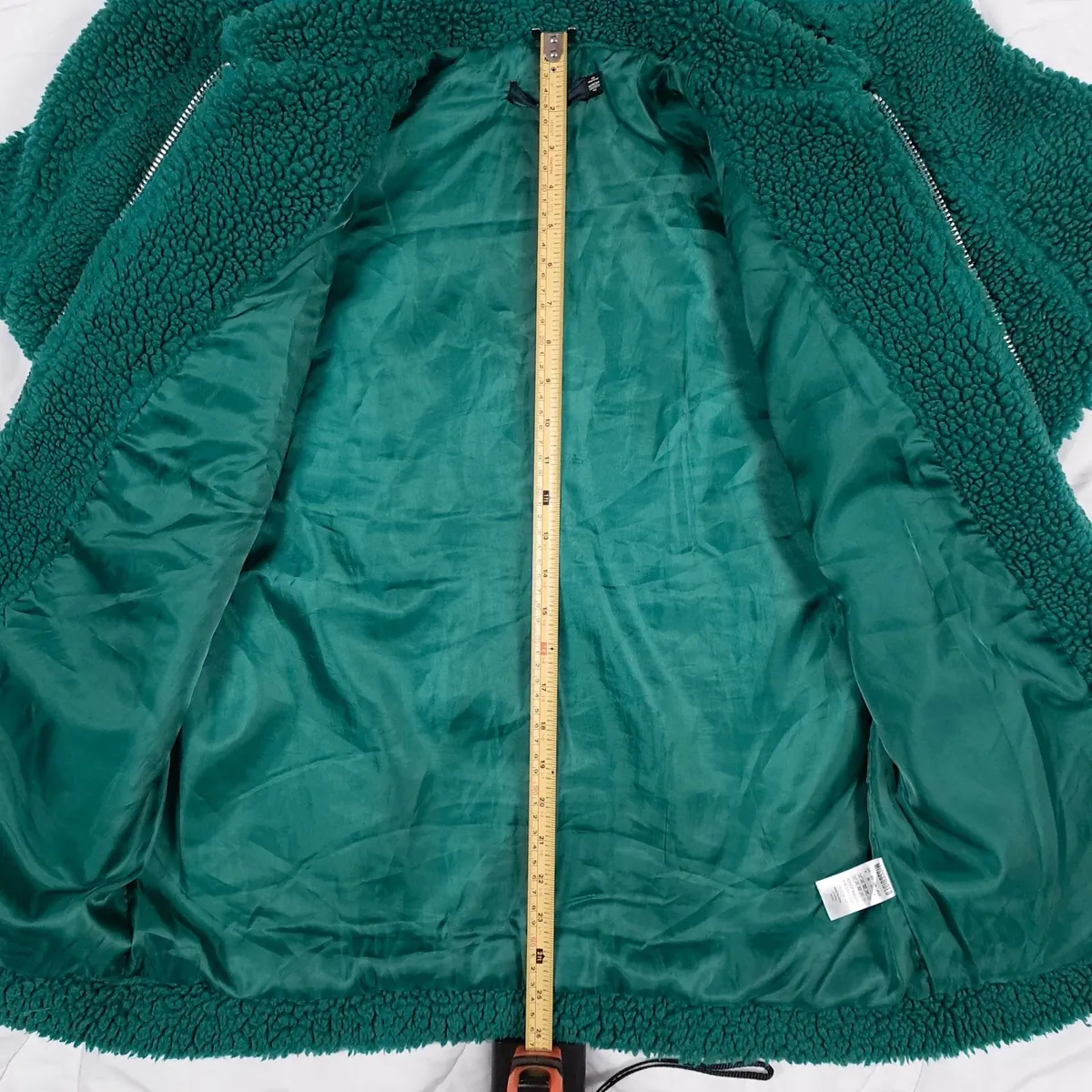 Missguided Green Sherpa Teddy Jacket 8UK/36EU - Image 4