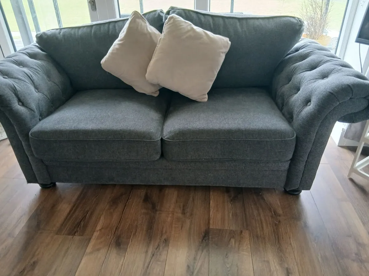 Chesterfield Couch 2 seater - Image 4