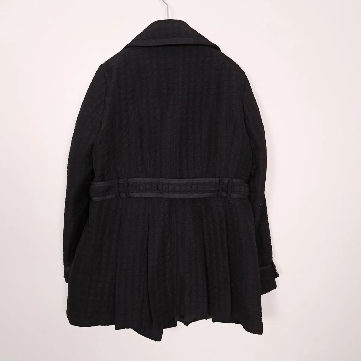 Jasper Conran Black Quilted Trench Coat 18UK/46EU - Image 4