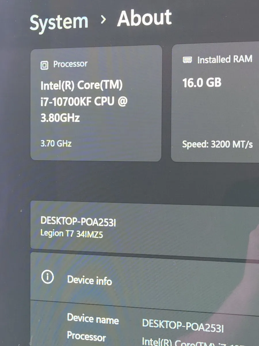 Lenovo Legion T7 Gaming Pc | Rtx 3080 10gb | Intel - Image 4