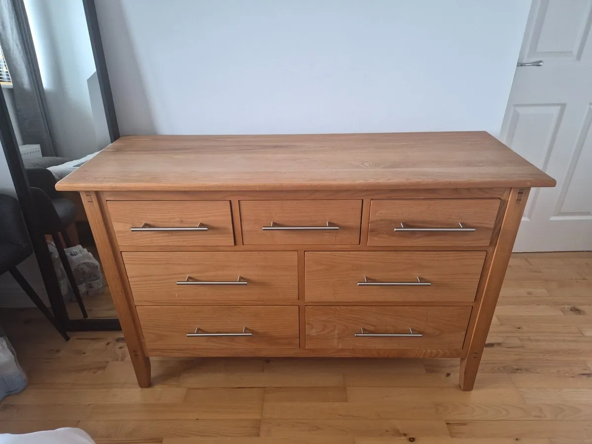 Solid Wood Chest of Drawers – 2 Available - Image 3
