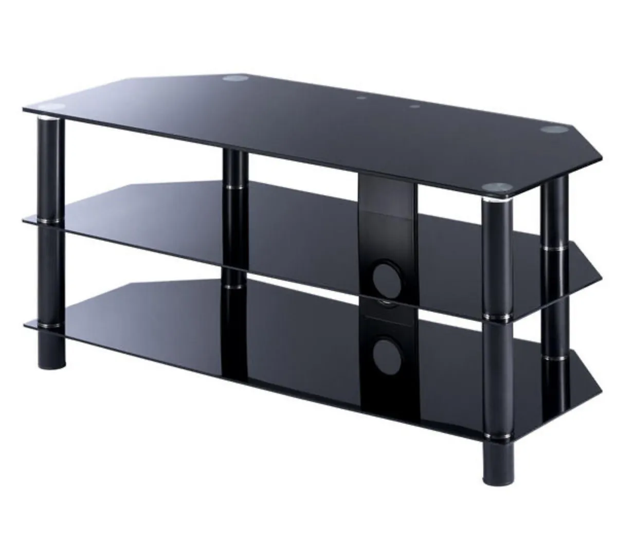 TV Unit Black Glass for up to 42” TV - Image 1
