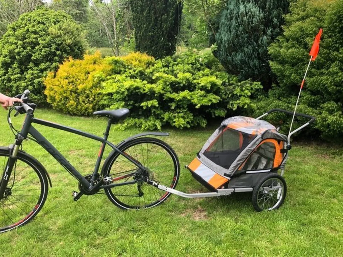 Halfords Double Child Bike Trailer - Image 4