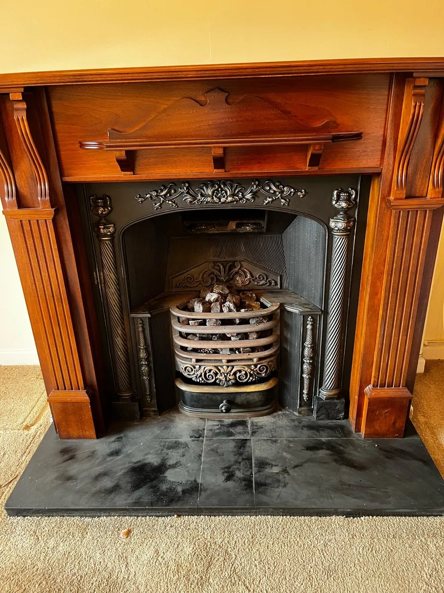 Traditional Fireplace Suite with Cast Iron Insert