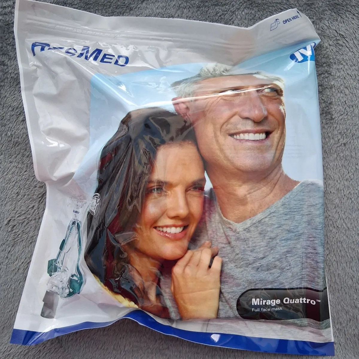 Resmed Mirage Quattro Full Face CPAP Mask NEW - Image 4
