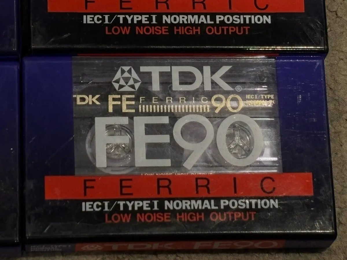 Tdk fe 90 audio cassettes brand new - Image 2