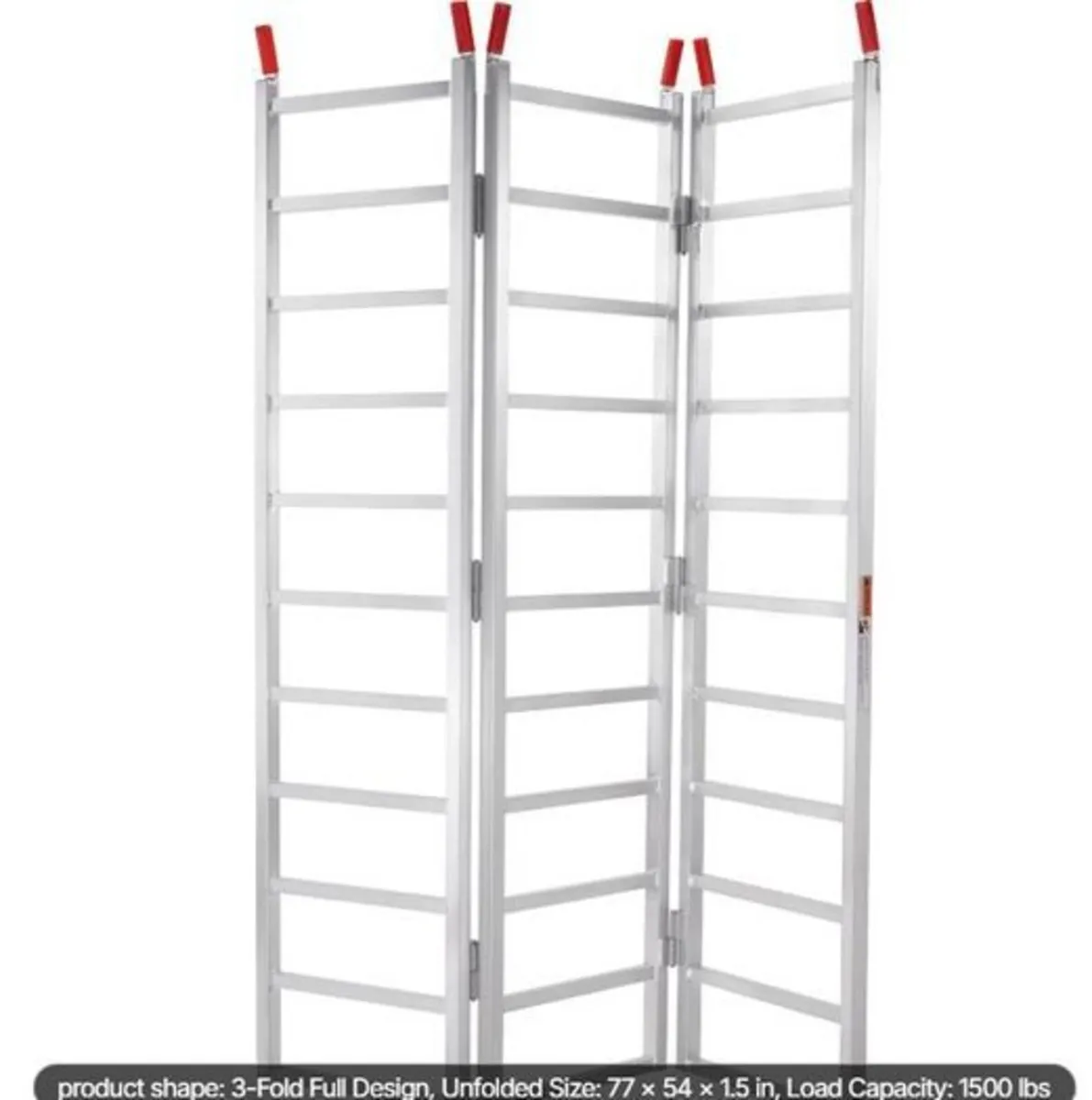 Heavy Duty Aluminium Loading Ramp Triple-Fold 700k - Image 2