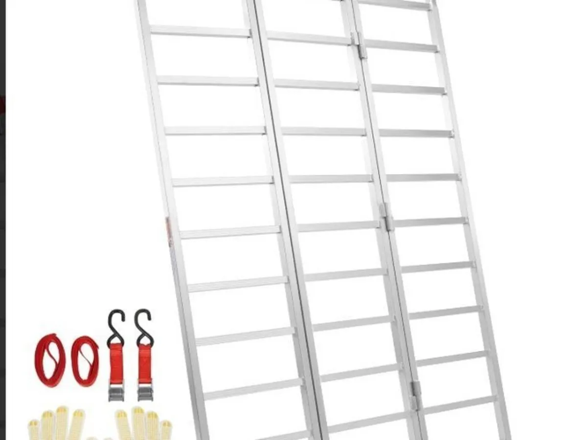 Heavy Duty Aluminium Loading Ramp Triple-Fold 700k - Image 1