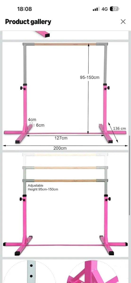 gymnastics bar - Image 3