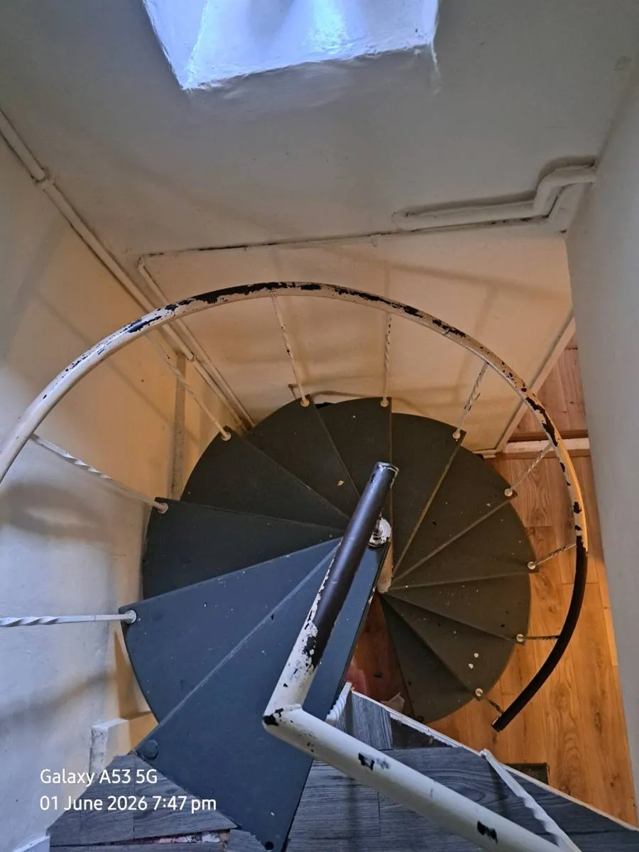 Wrought Iron Spiral Stairs - Image 4