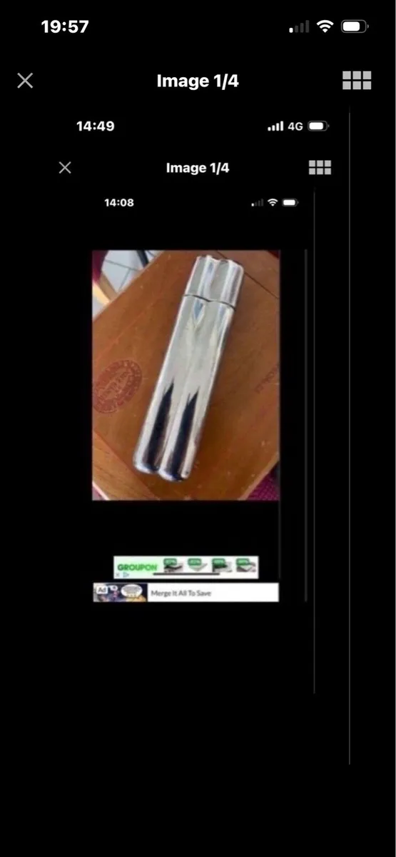 Metal Chamaco Dual Cigar Holder - Image 1