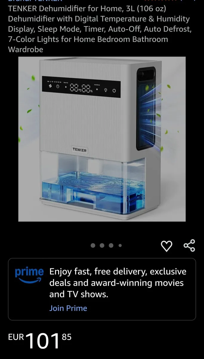 : TENKER
Dehumidifier - Image 1