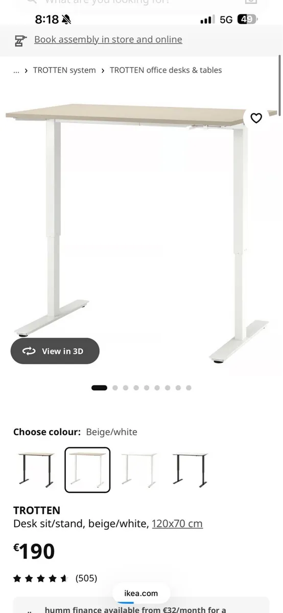 Sit stand desk - Image 2