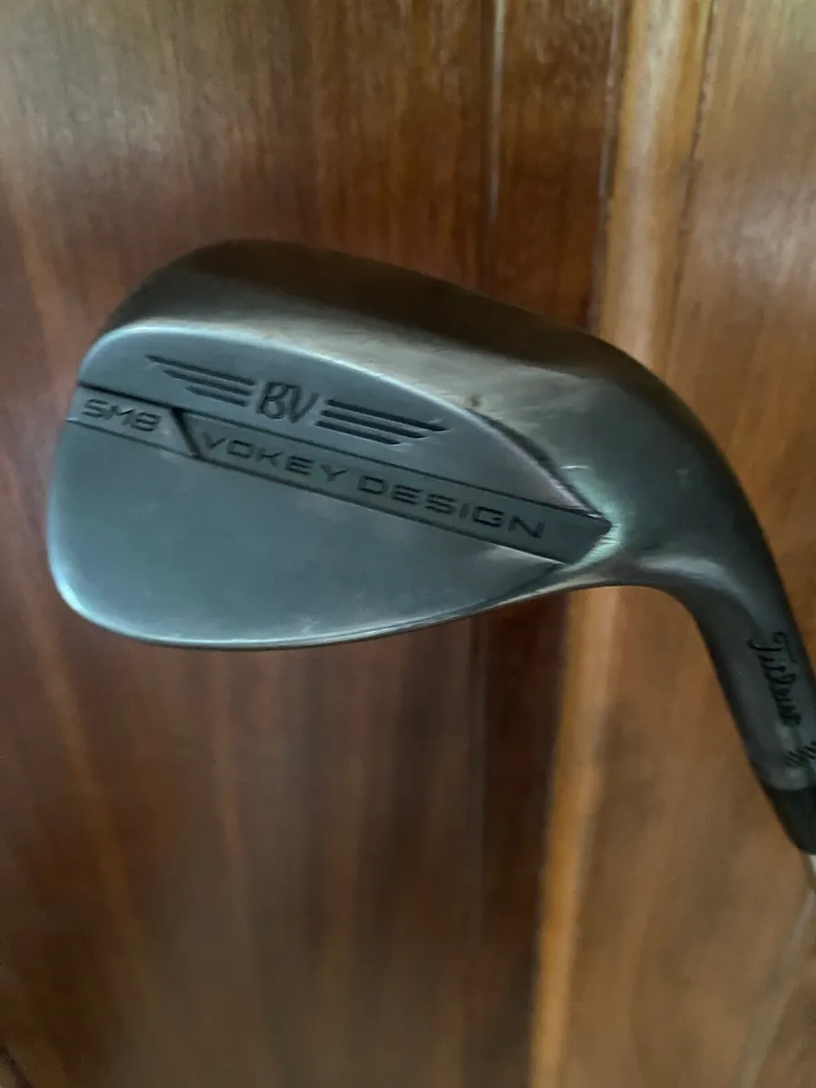 Titleist 56 Deg Vokey SM8 Model Black Finish - Image 1