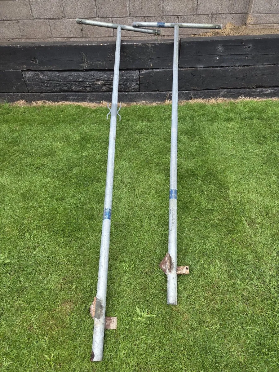 Galvanised T.bar clothes line - Image 2