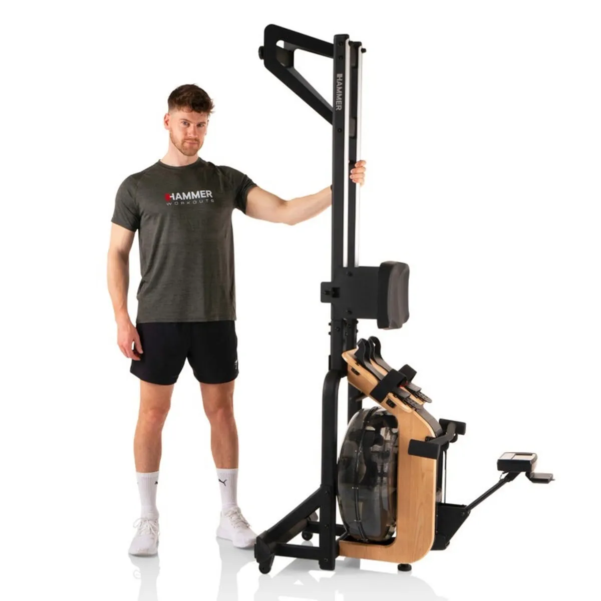 Hammer NorsK Rowflow 5.0 Water Rowing Machine - Image 4