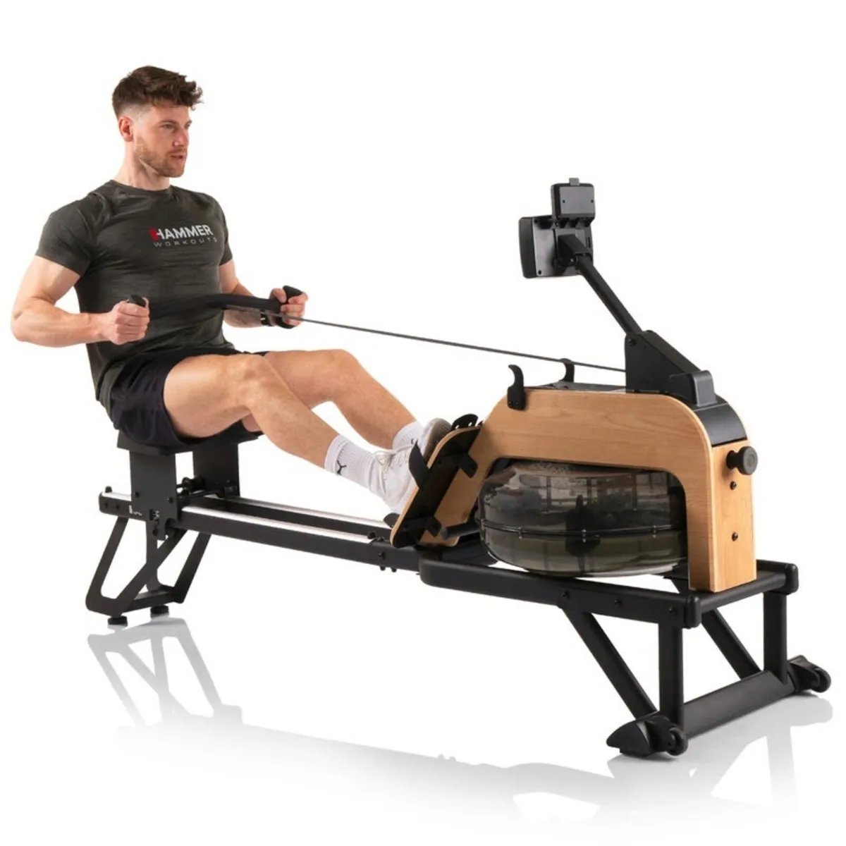 Hammer NorsK Rowflow 5.0 Water Rowing Machine - Image 2