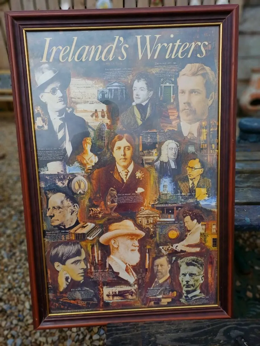 Vintage Irish Writers Picture - Image 1