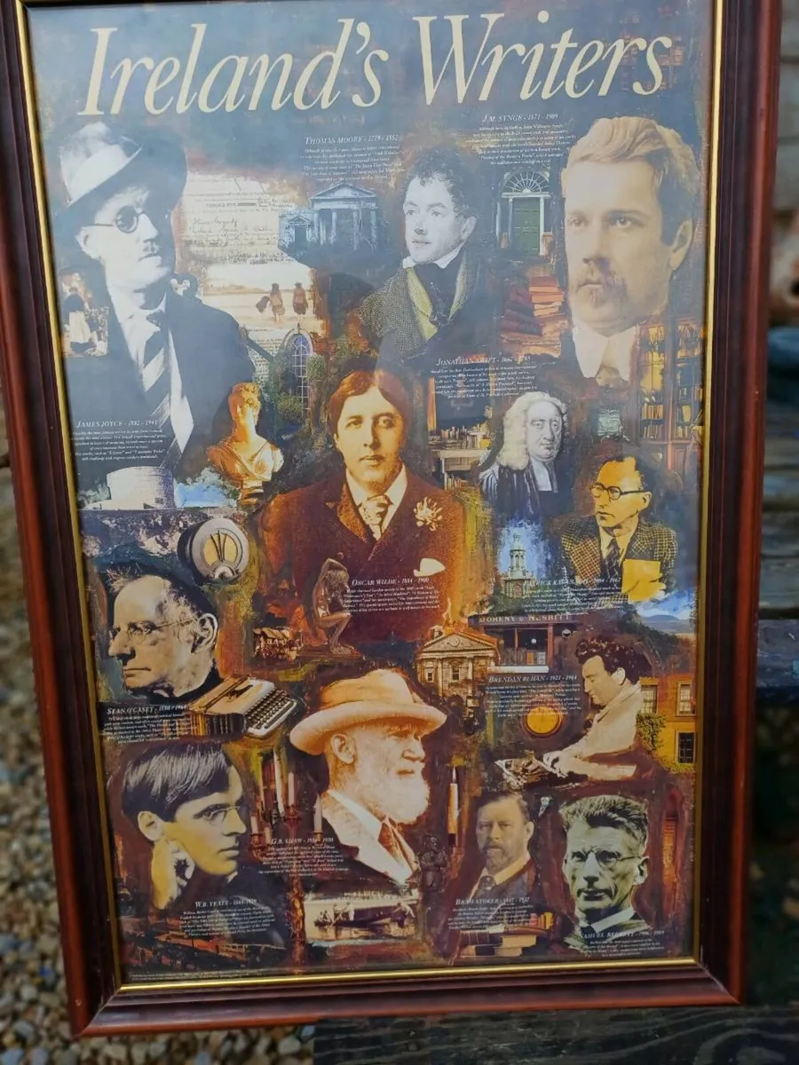 Vintage Irish Writers Picture - Image 4