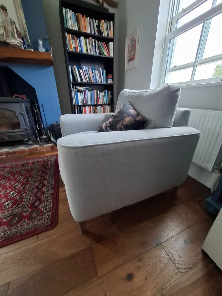 2 seater and chair - Image 2