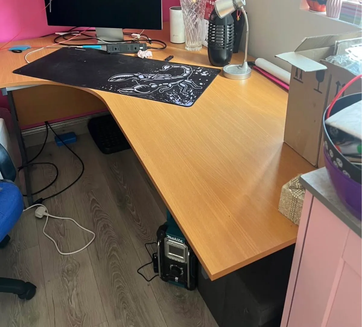 Large Office Desk and Chair - Image 1