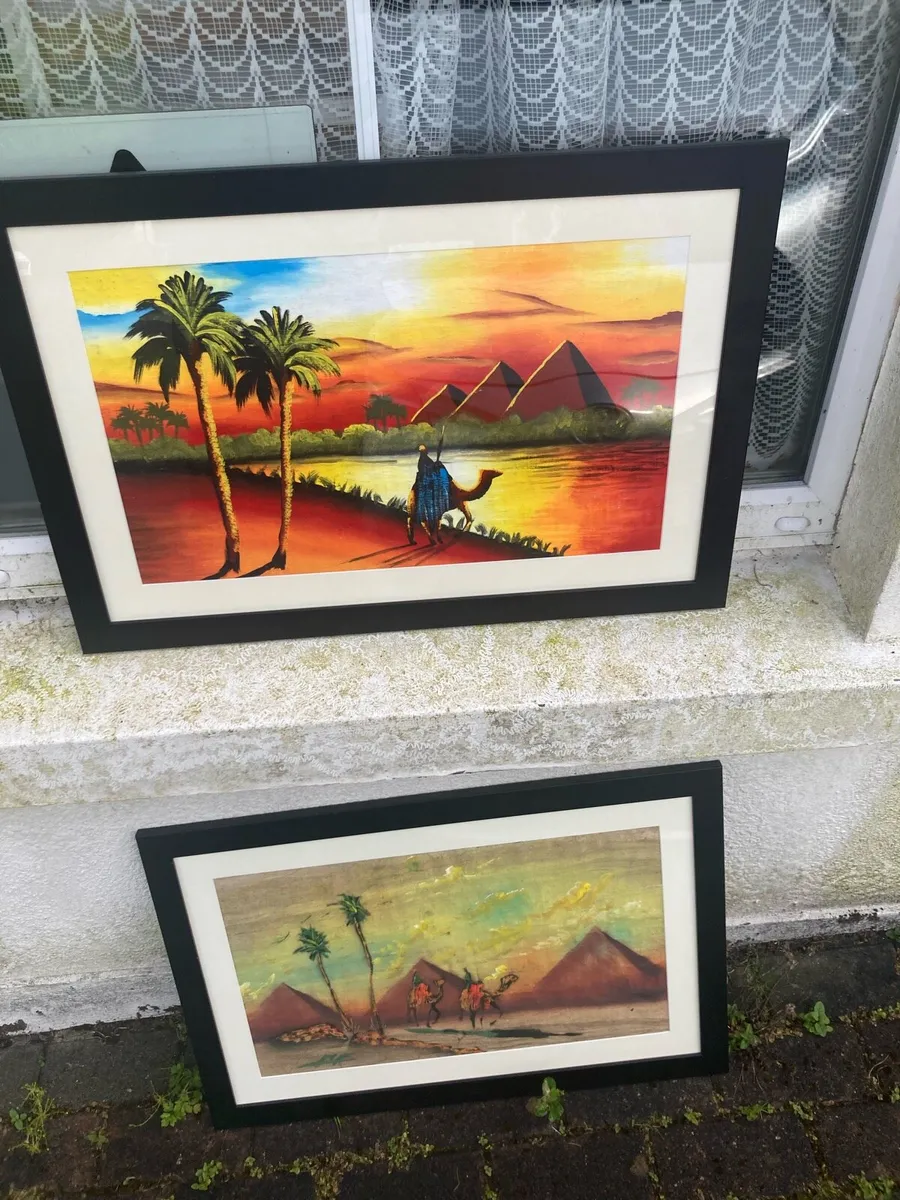 Egyptian artwork free postage - Image 1