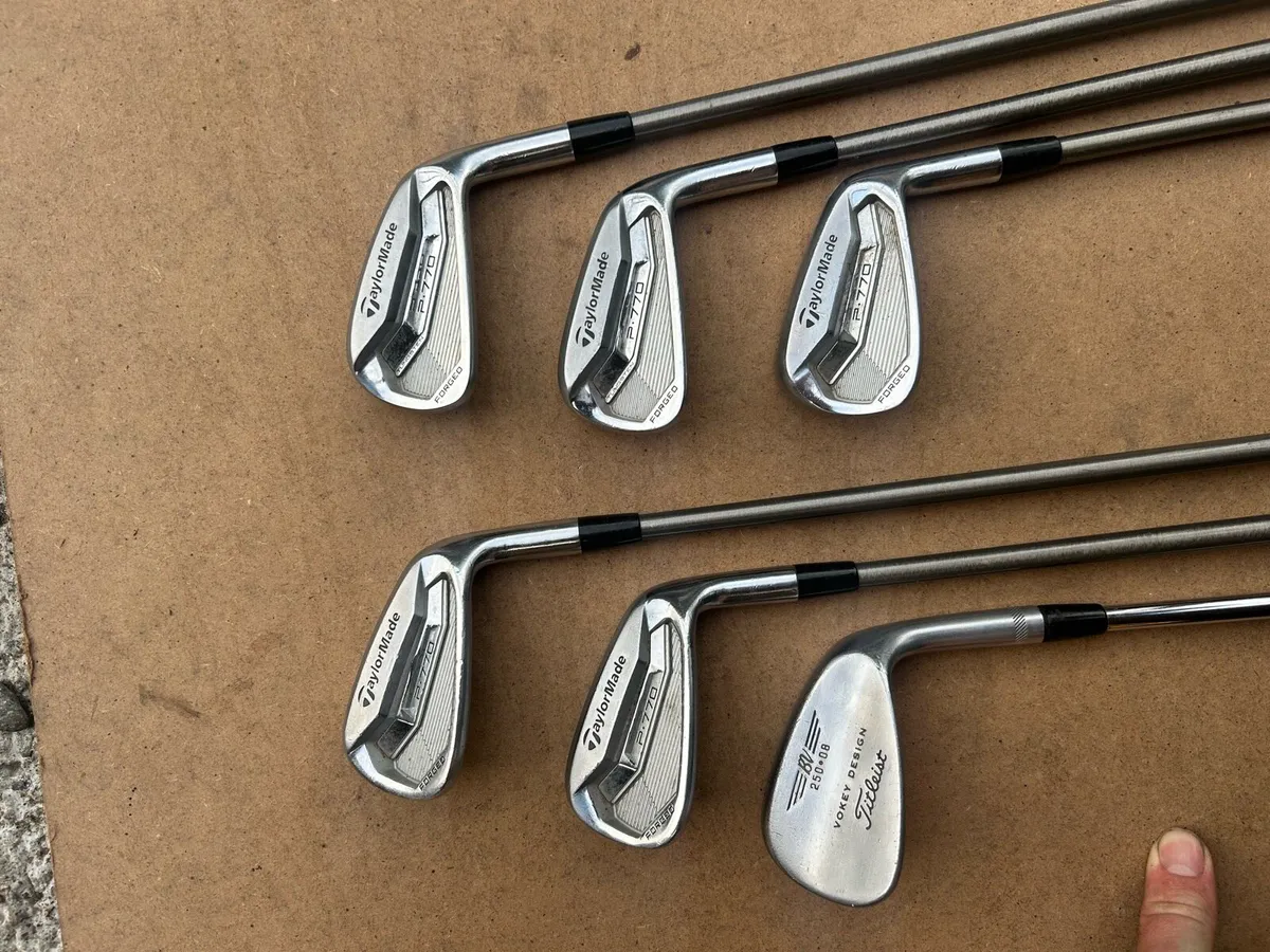 Taylormade P770 Irons and Vokey wedge - Image 1