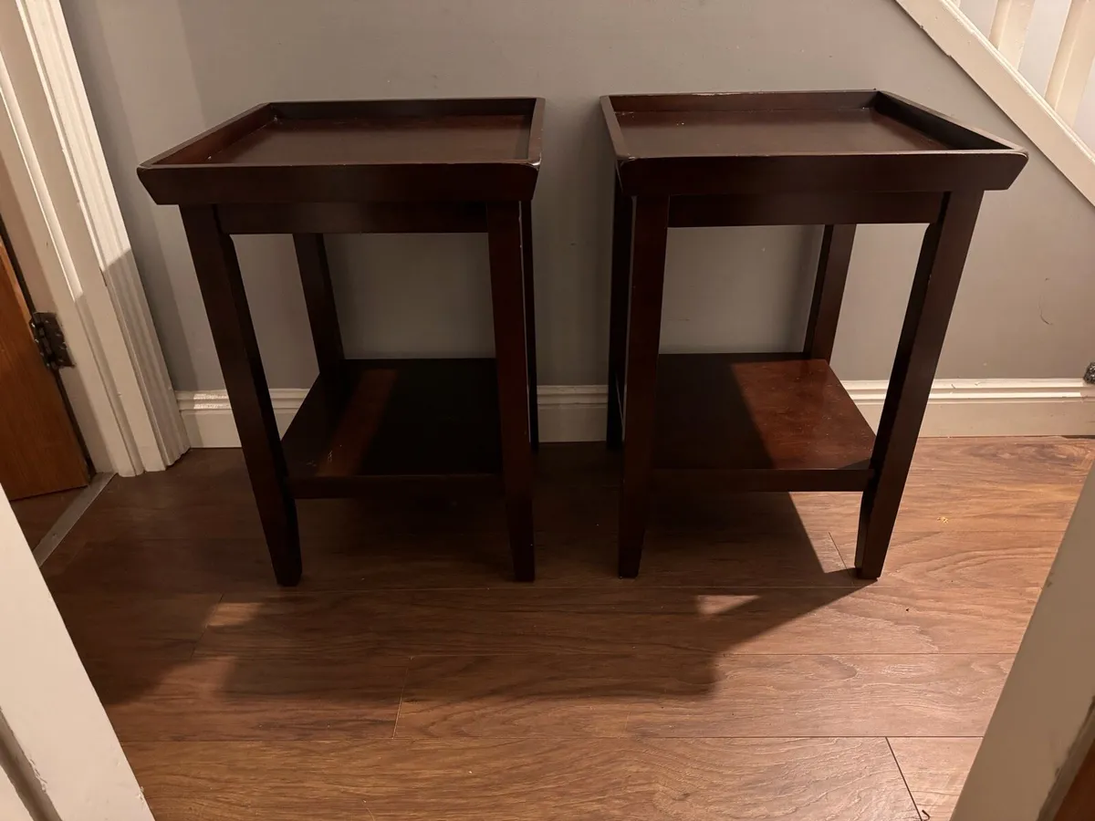 Mahogany Side Tables - Image 3